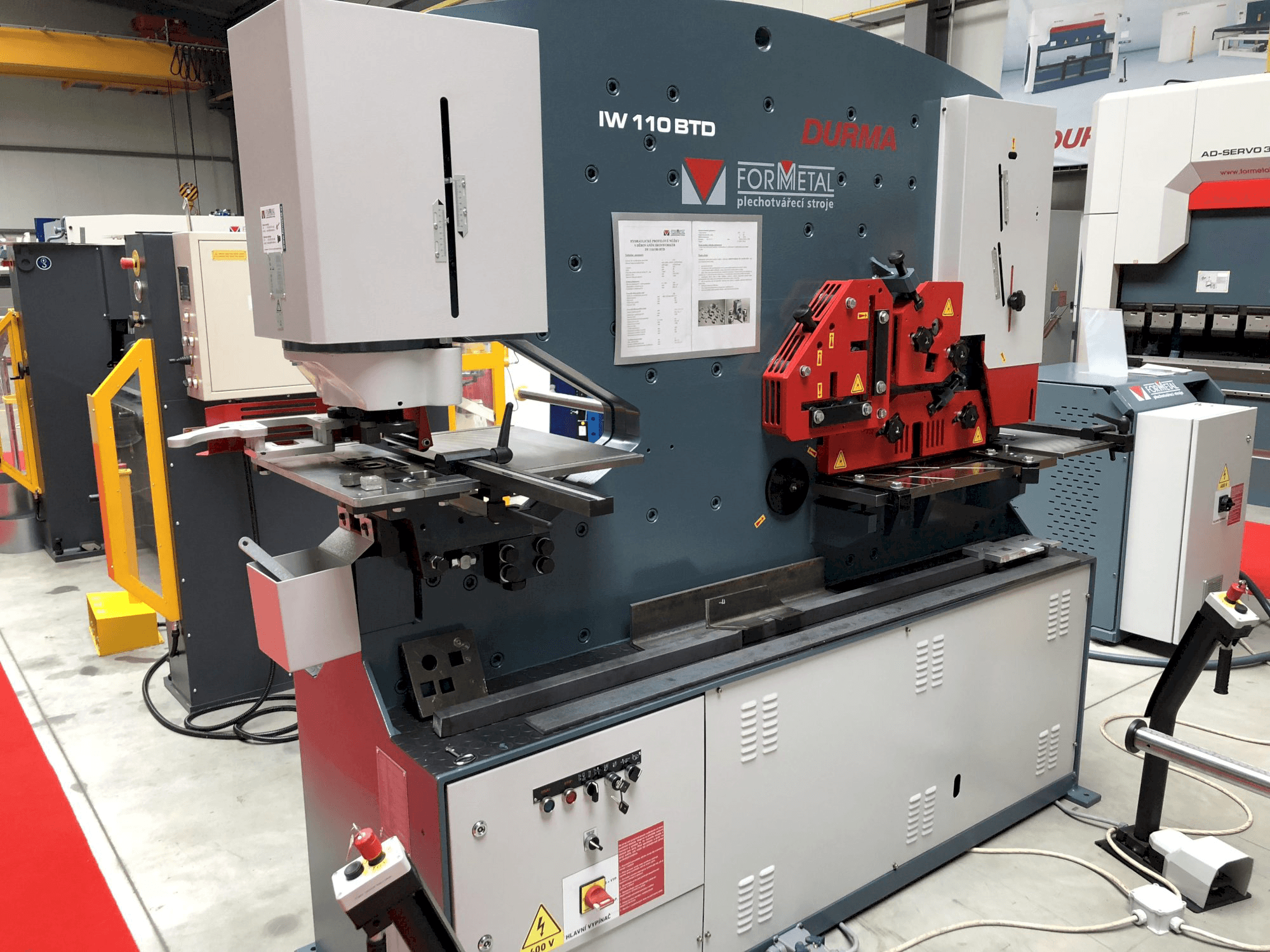 Masinavaade Durma IW 110/180 BTD vasakult