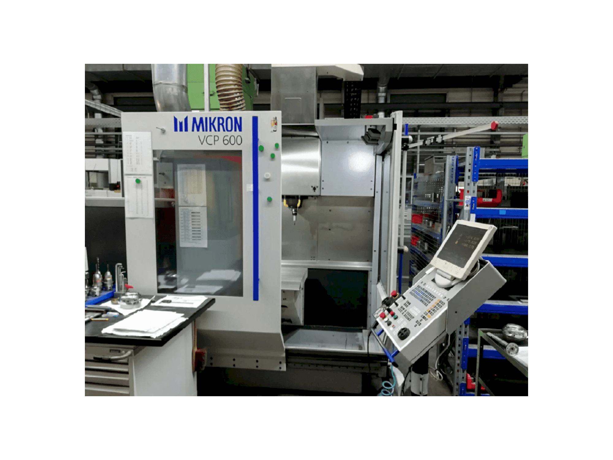 Masina MIKRON VCP 600 eestvaade
