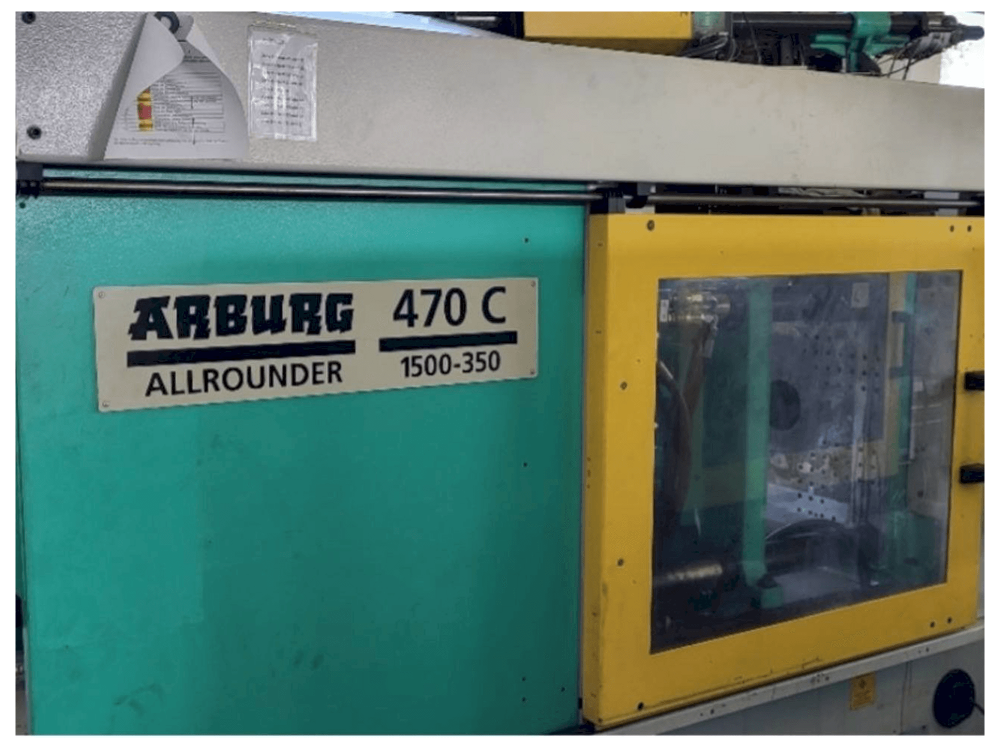 Masina Arburg Allrounder 470C 1500 - 350/150 eestvaade