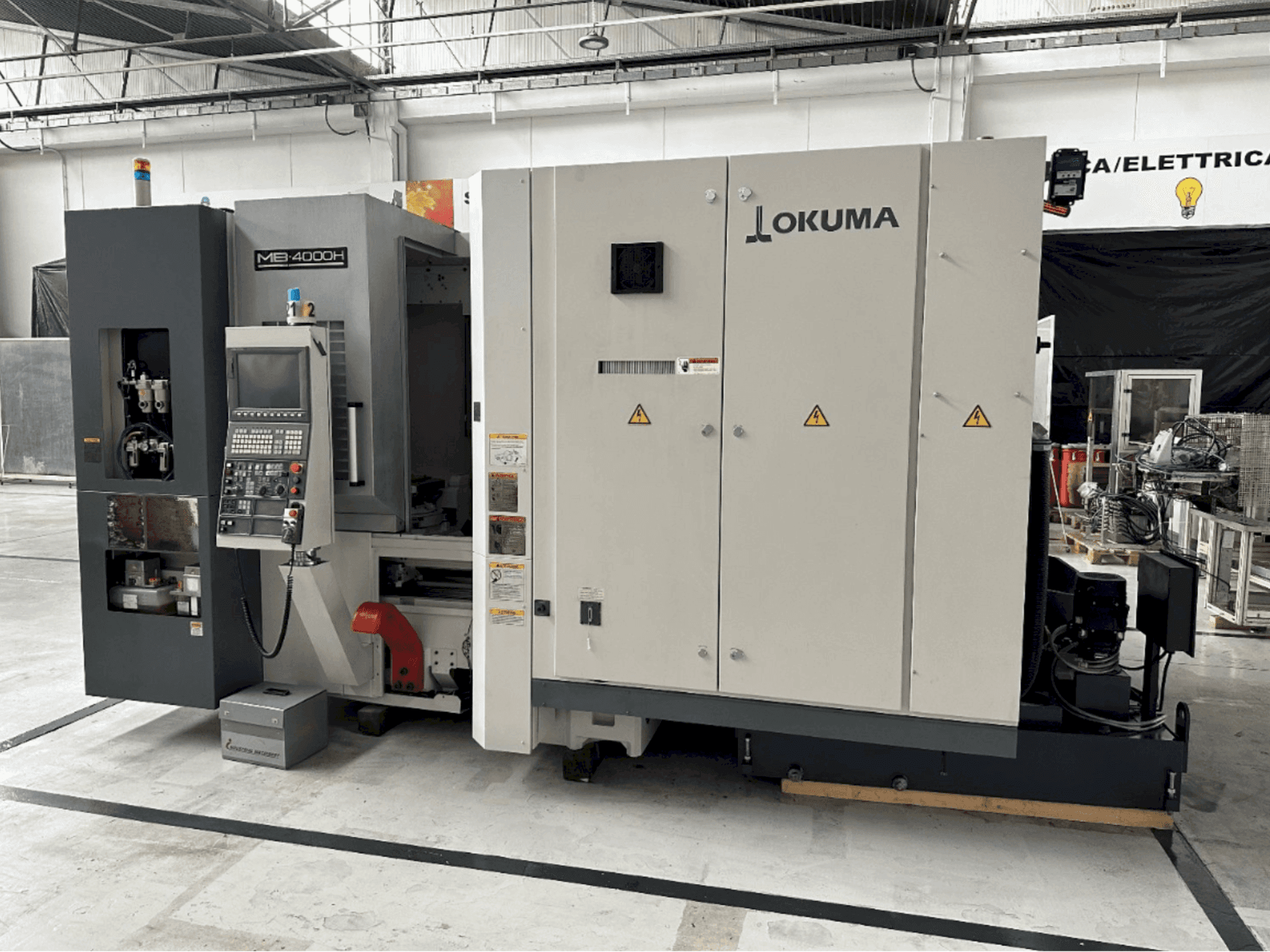 Masina Okuma MB 4000 H eestvaade