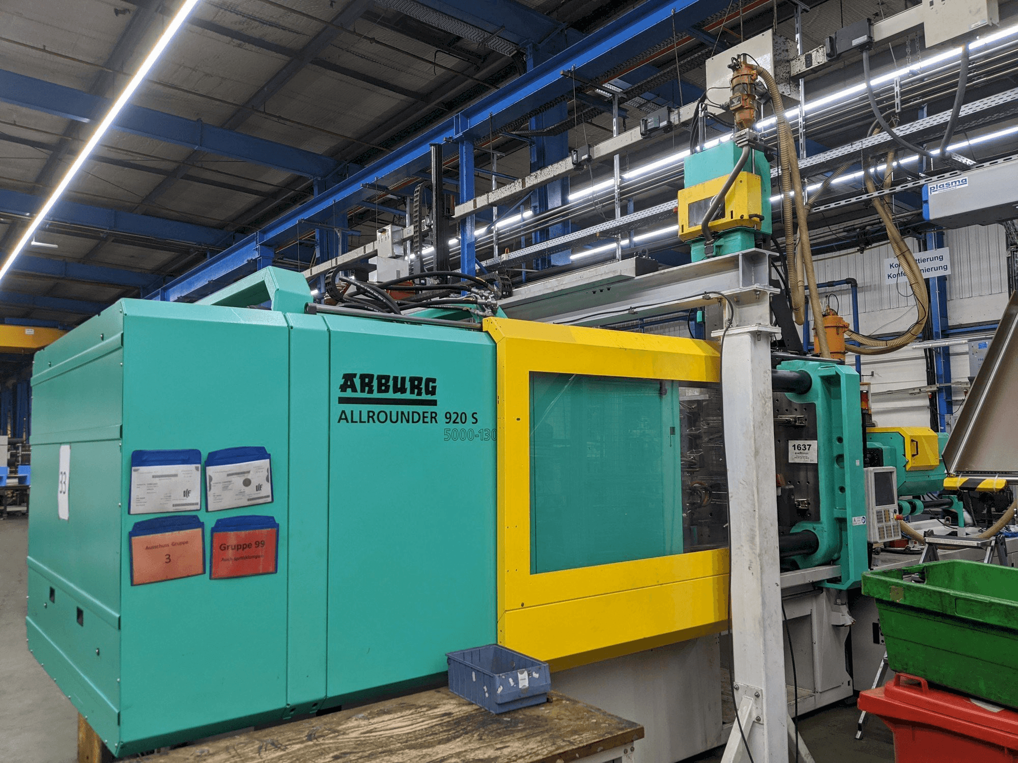 Masina Arburg ALLROUNDER 920 S 5000 - 1300 / 400 eestvaade