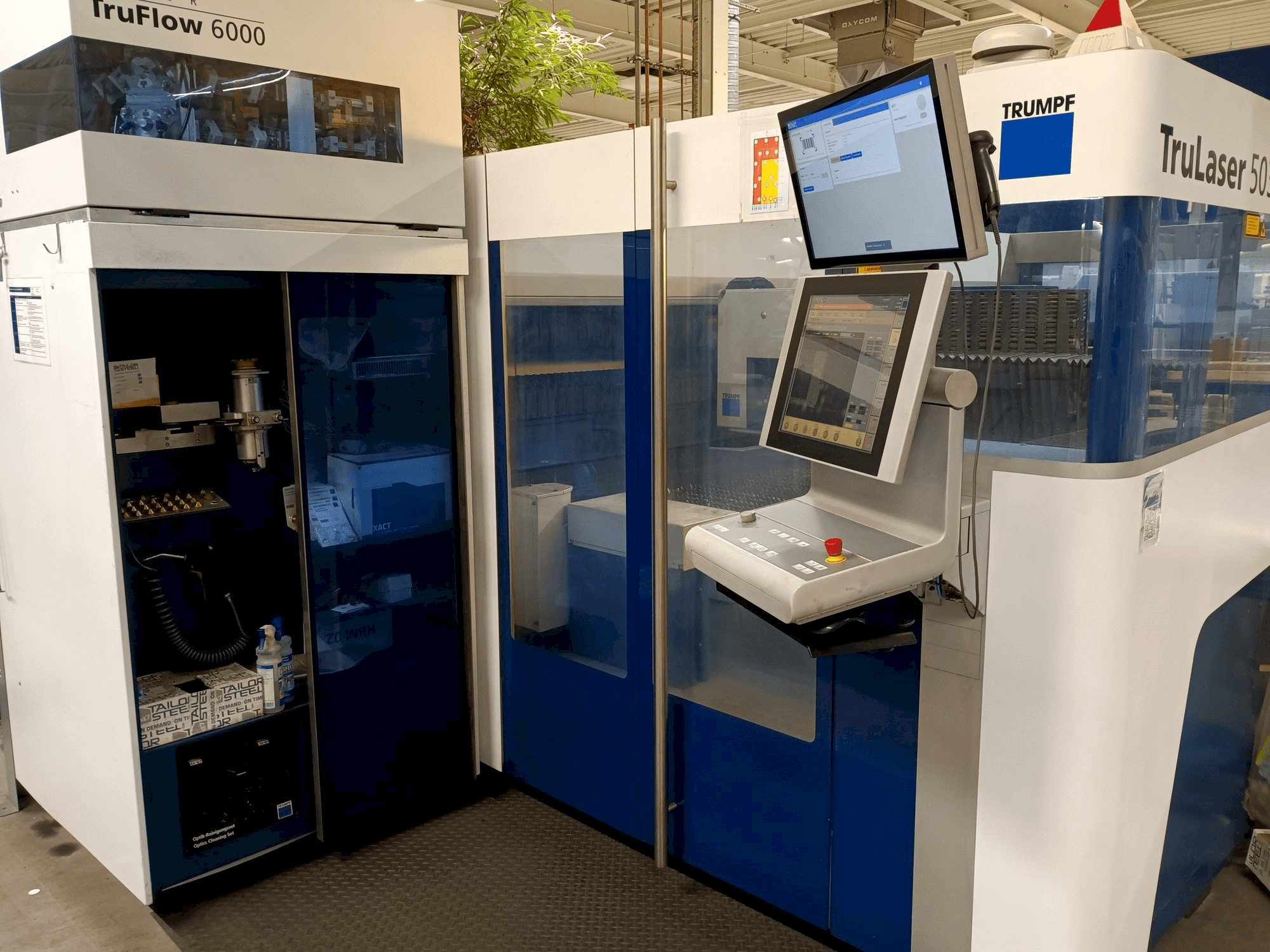 Masina TRUMPF TruLaser 5030 6,0kW Co2 + LiftMaster eestvaade