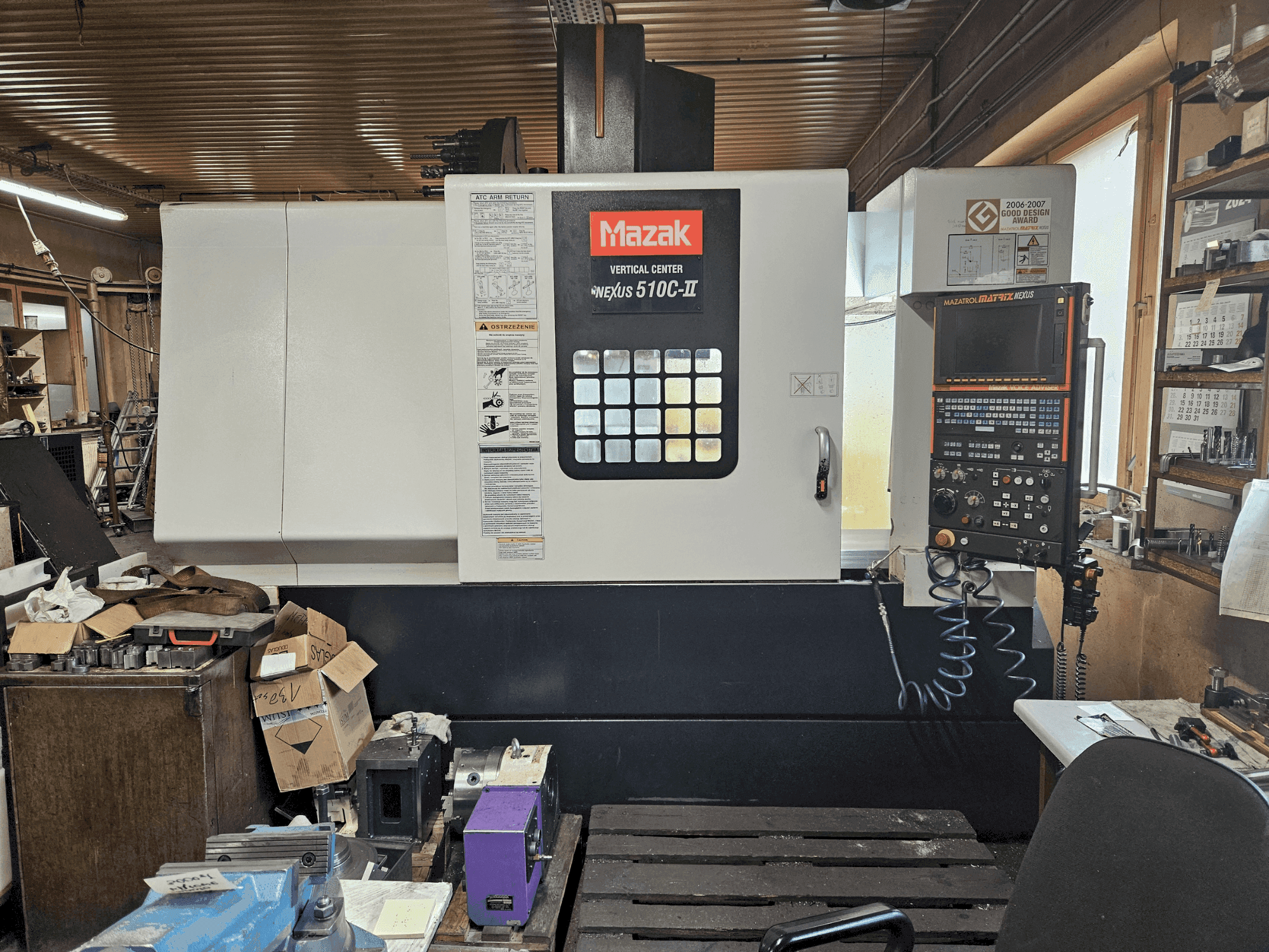 Masina Mazak NEXUS VCN 510C-II eestvaade