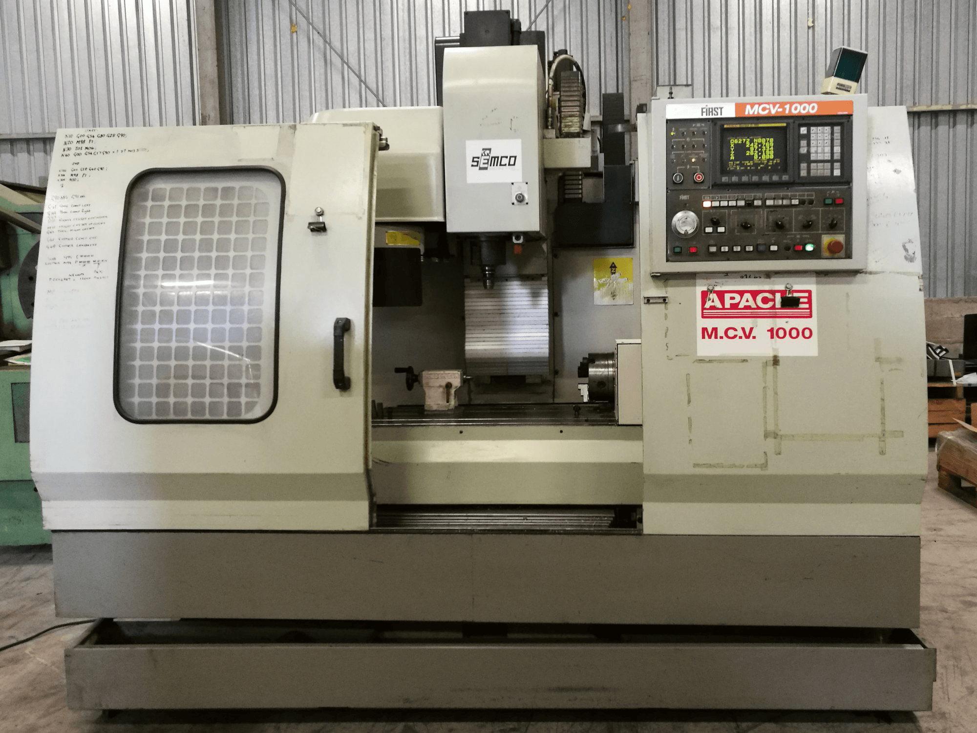 Masina FIRST MCV-1000 eestvaade