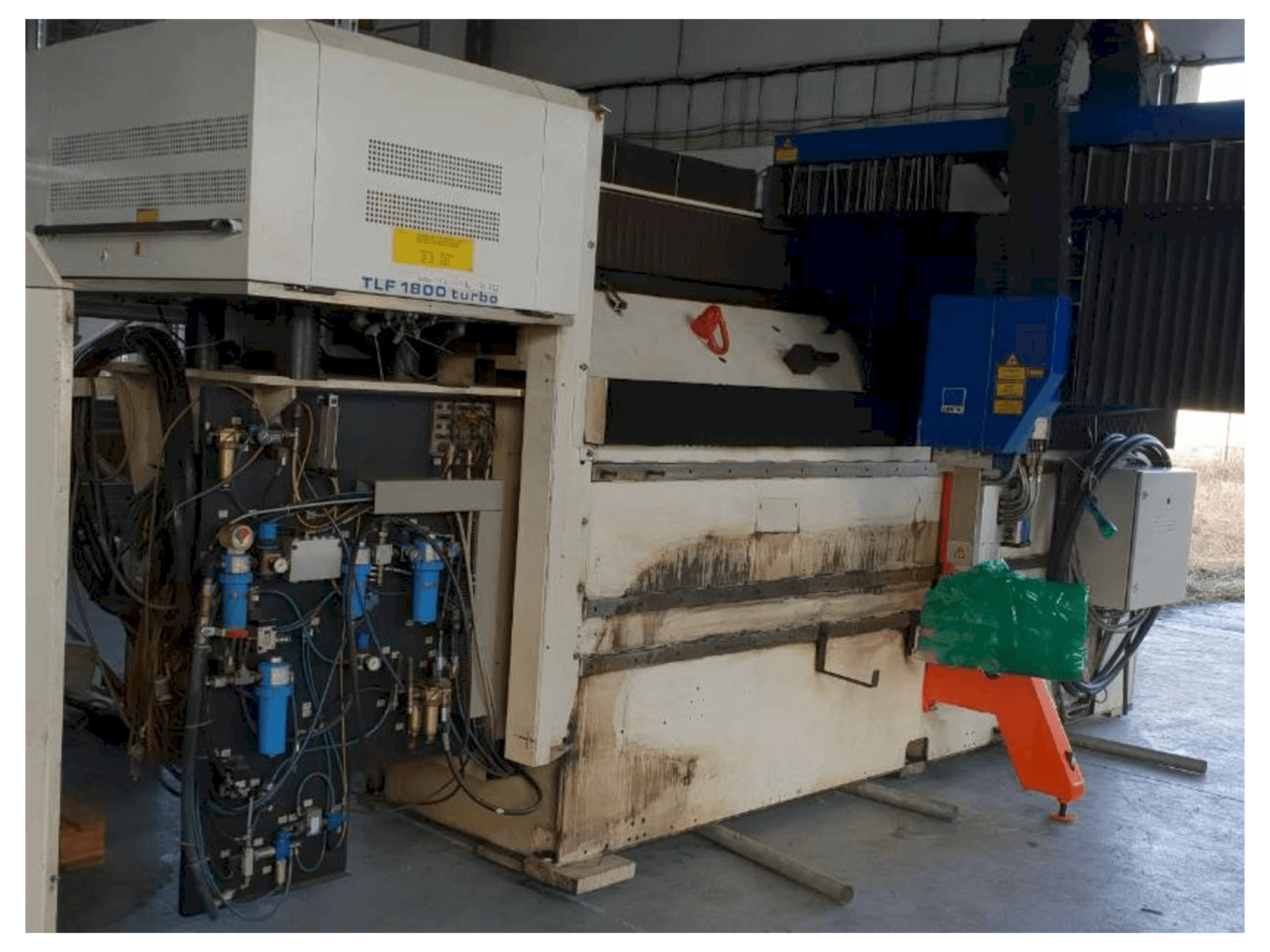 Masina Trumpf Lasercell TLC 1005 eestvaade