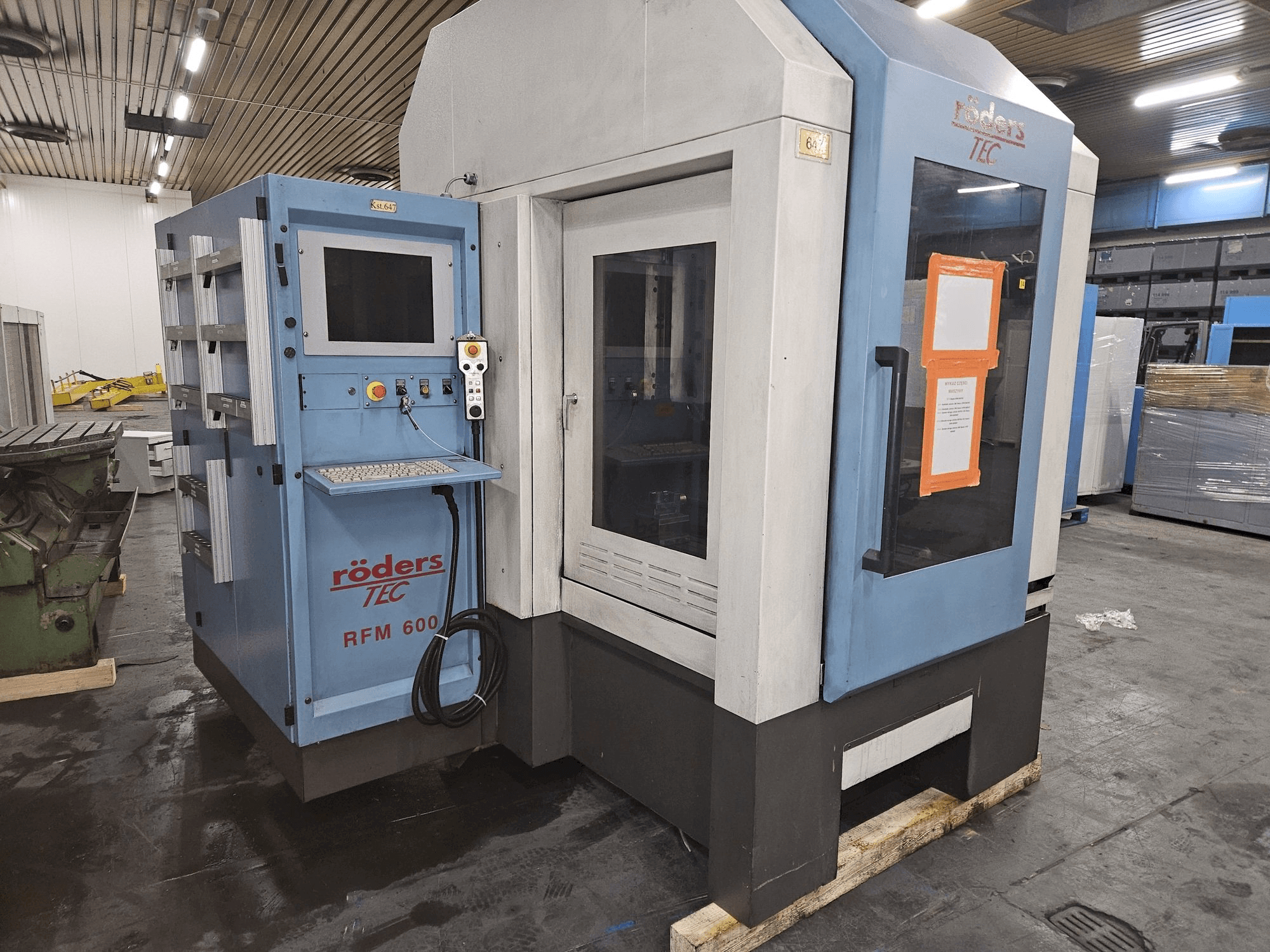 Masina RÖDERS RFM 600/2 eestvaade