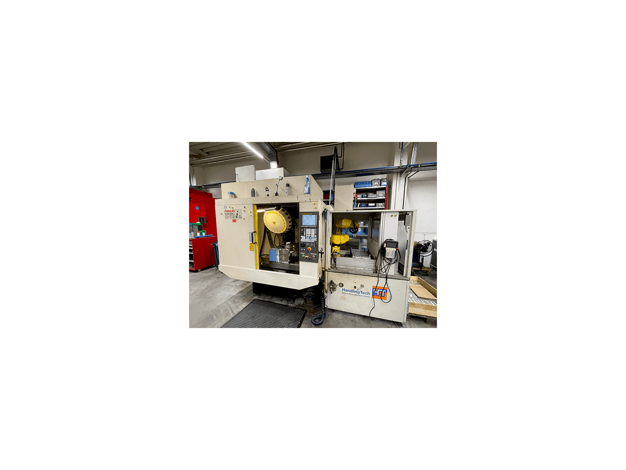 Masina FANUC Robodrill Alpha-T21iEL eestvaade