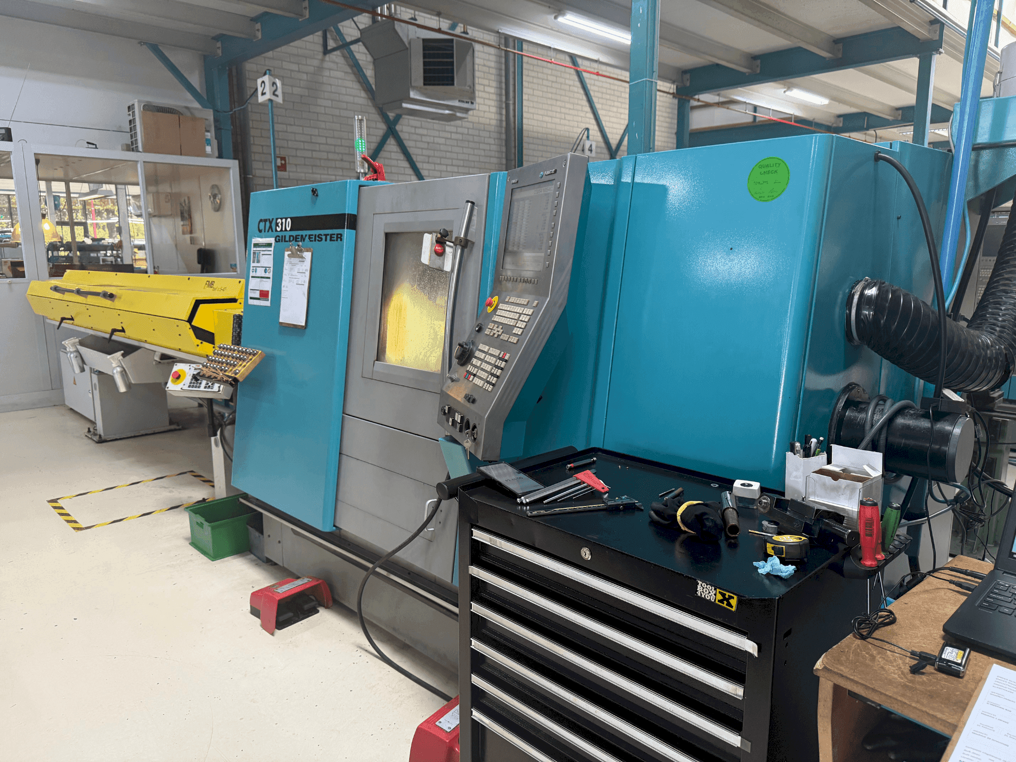 Masina DMG Gildemeister CTX 310 eestvaade