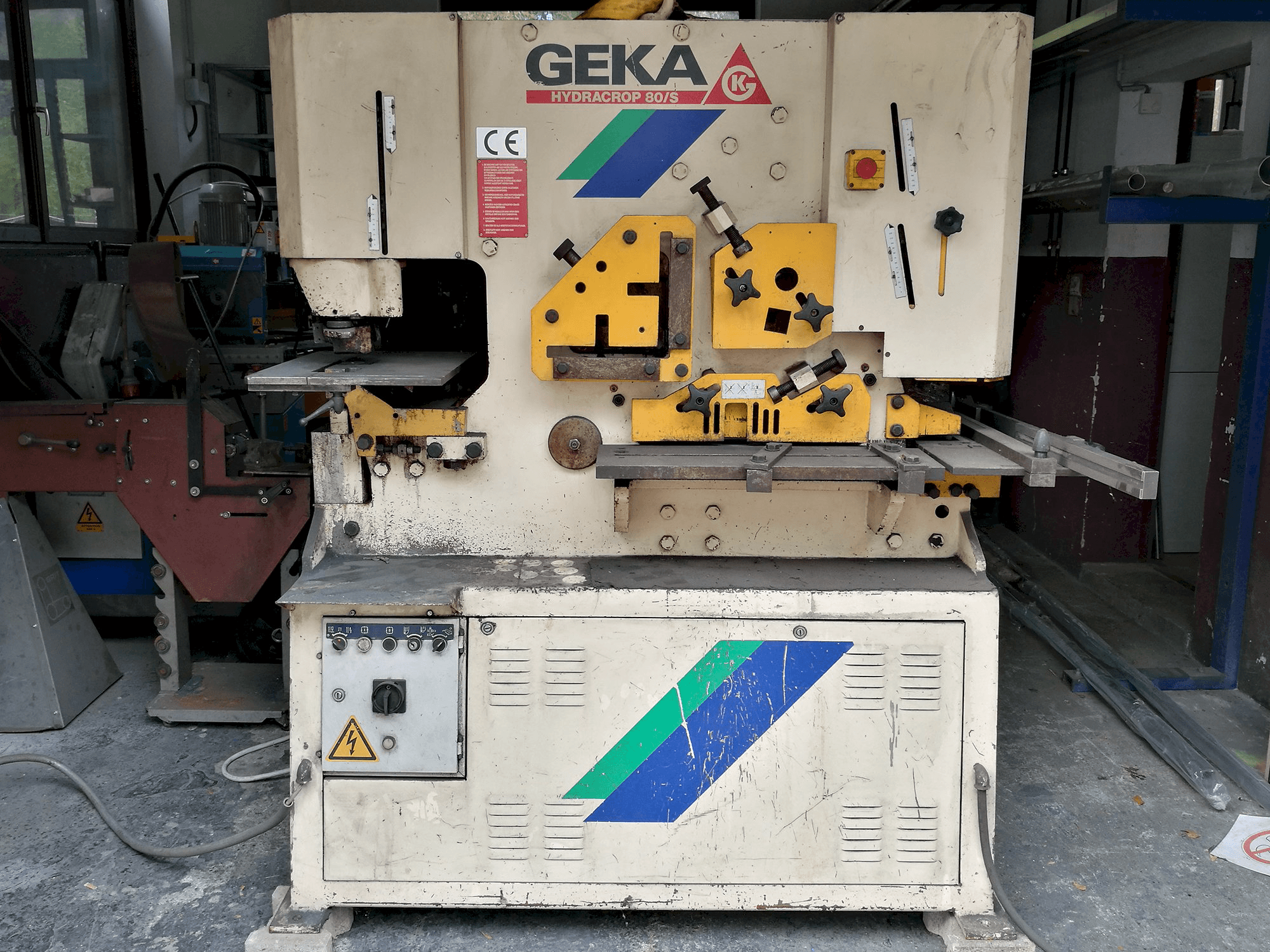 Masina GEKA HYDRACROP 80/S eestvaade