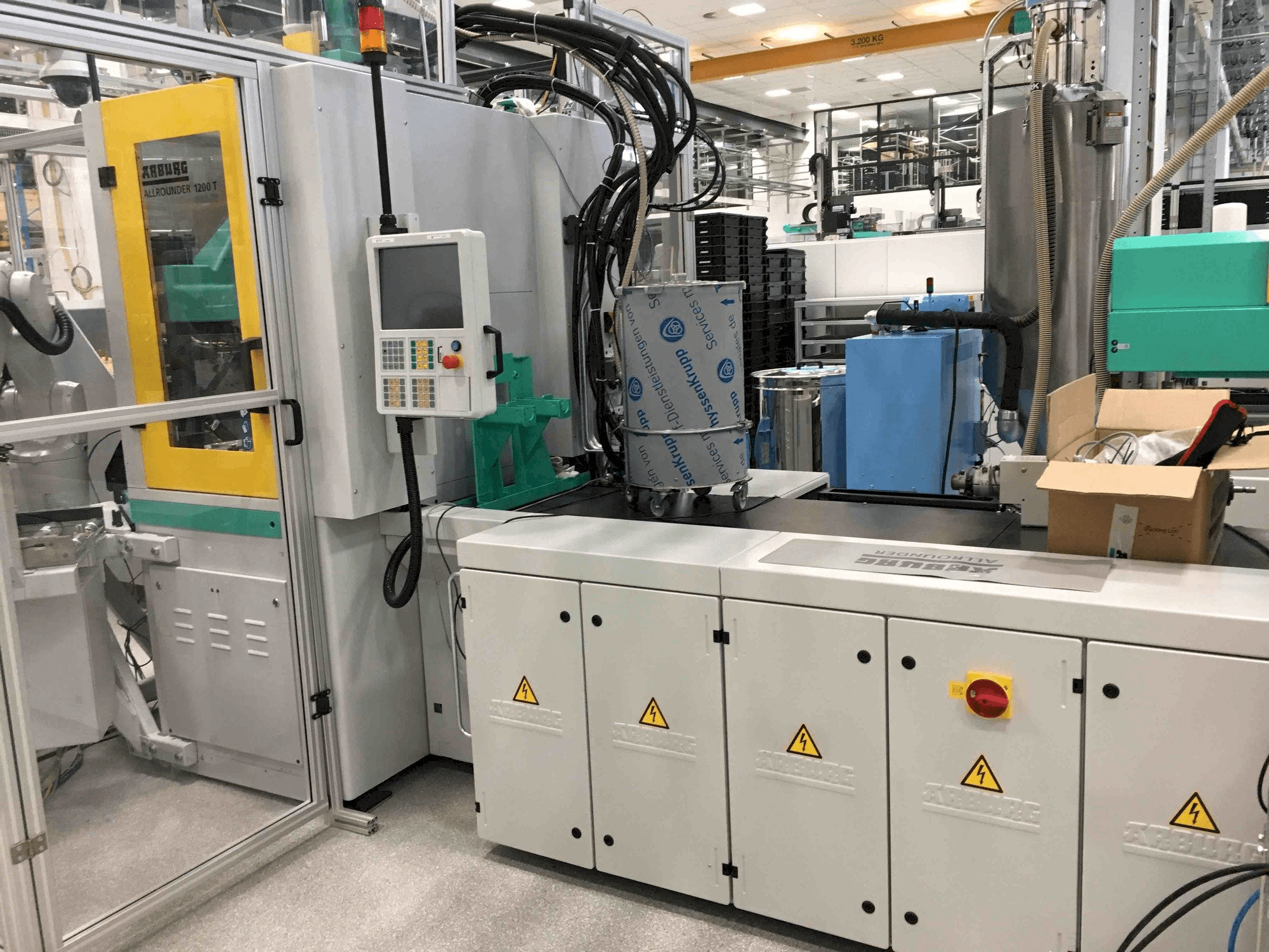 Masina Arburg ALLROUNDER 1200 T 800 - 70 (2017) eestvaade