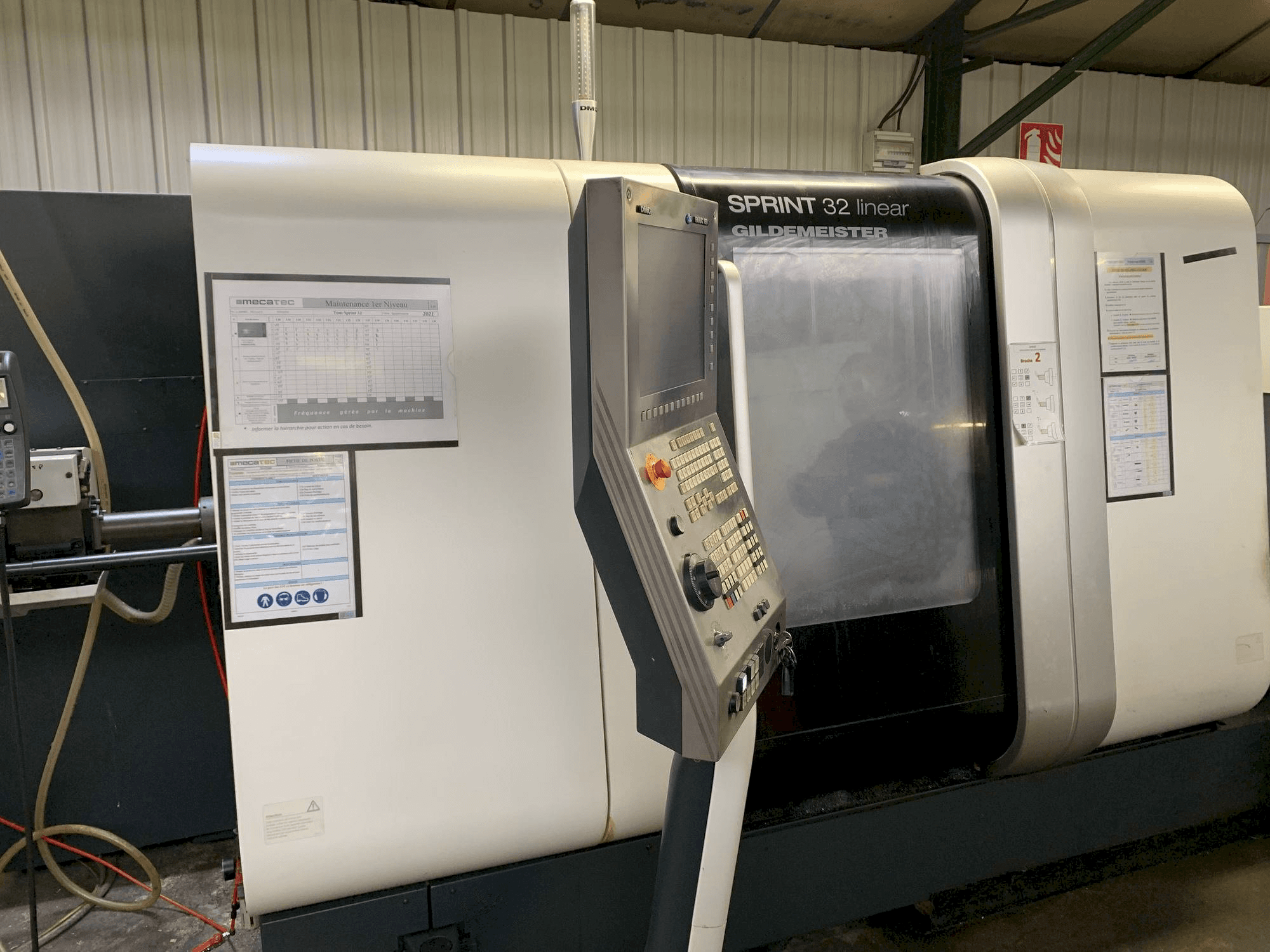 Masina DMG SPRINT 32 linear eestvaade