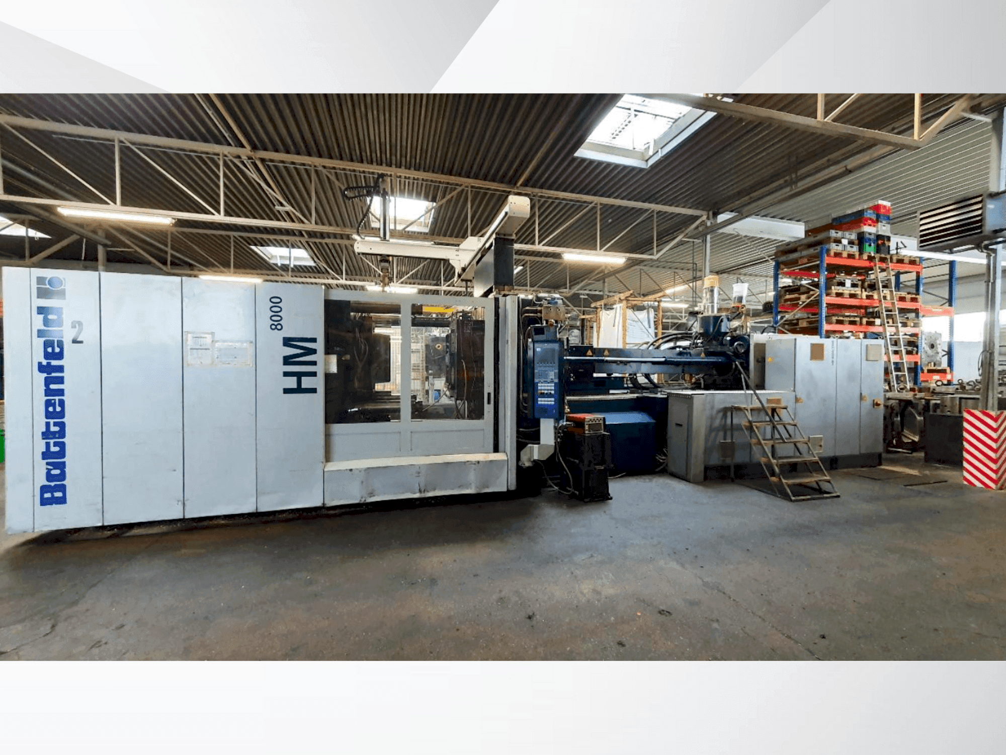 Masina Battenfeld HM 2P 800-7700 eestvaade