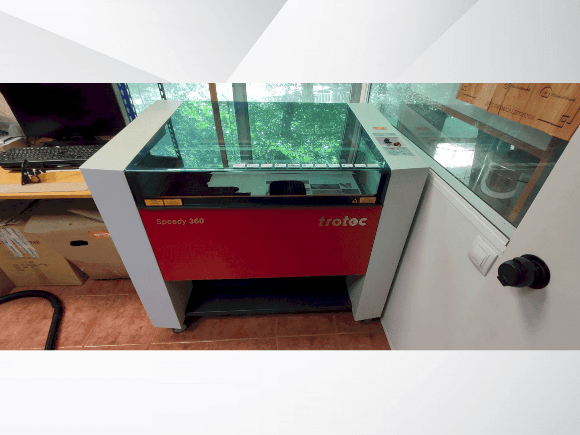 Masina Trotec Speedy 360 eestvaade