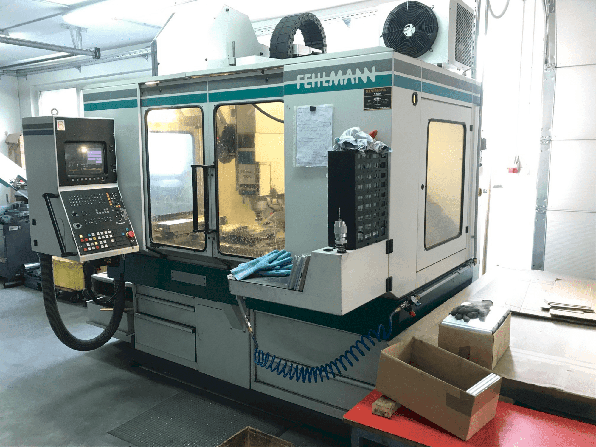 Masina FEHLMANN Picomax 82 CNC eestvaade