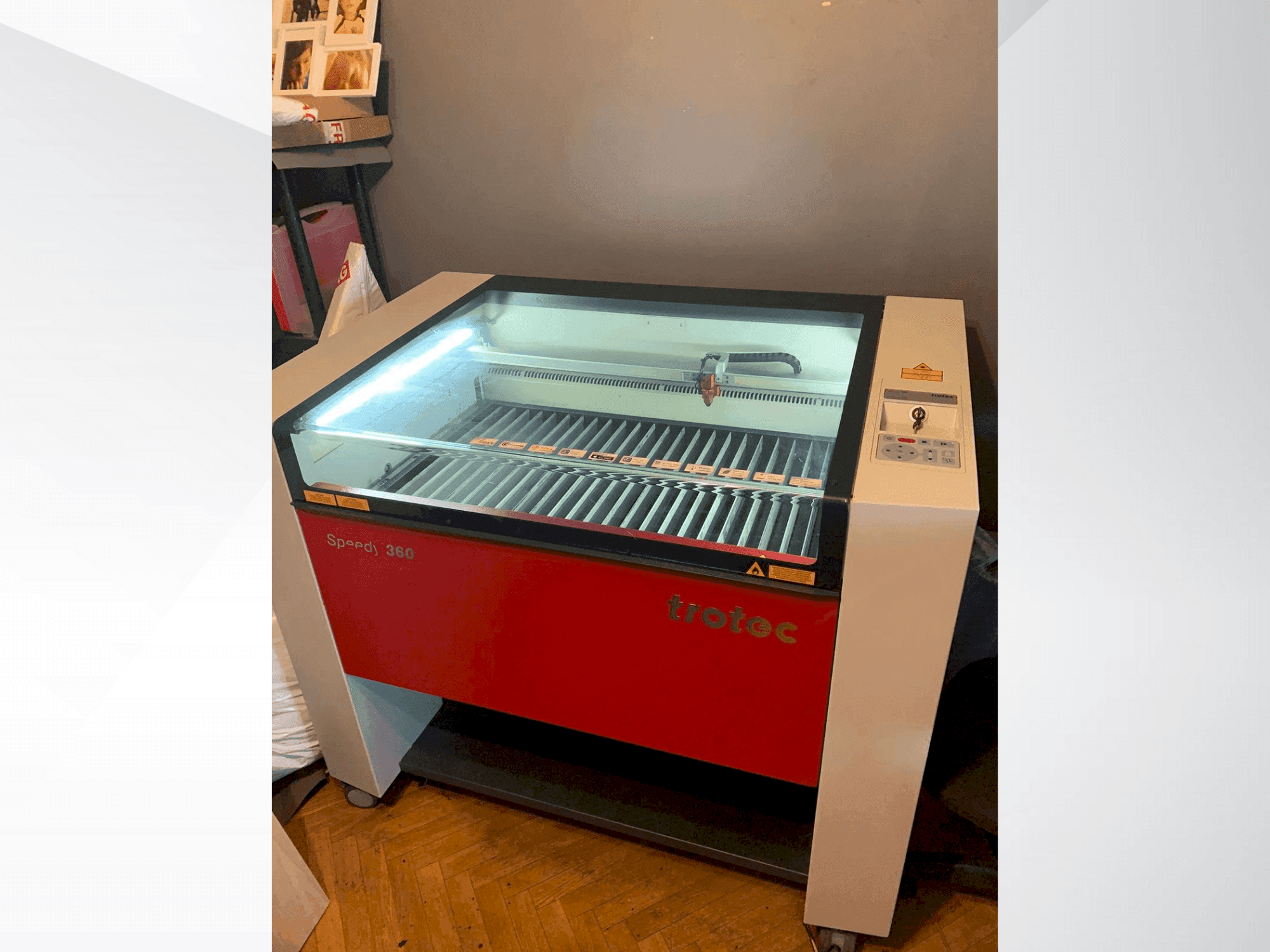 Masina Trotec Speedy 360 eestvaade