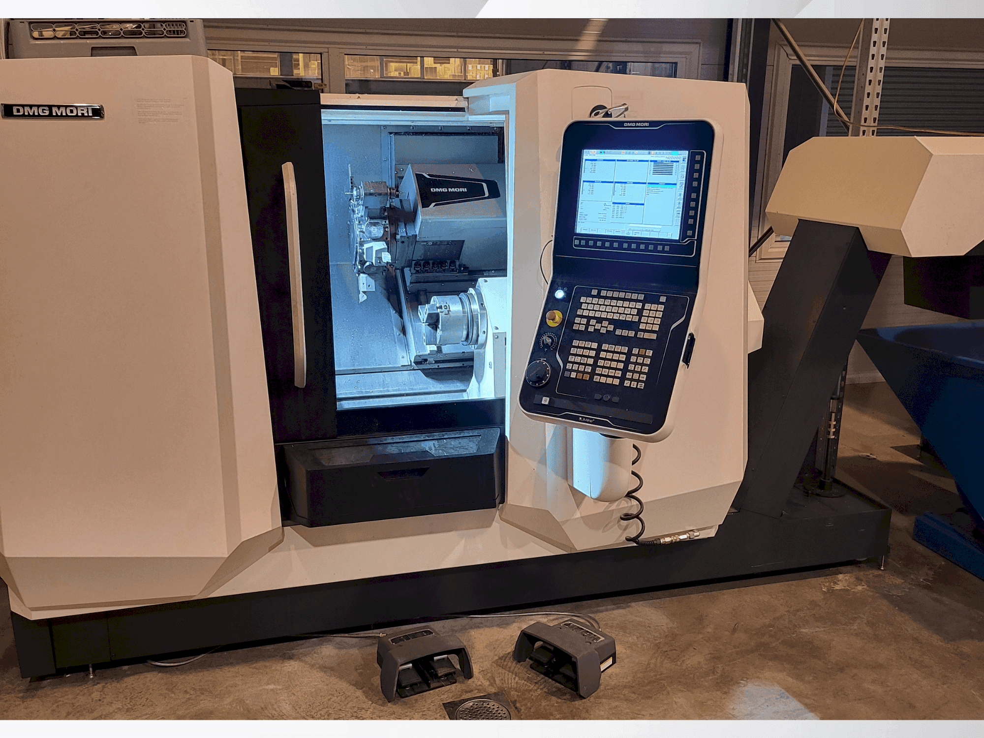 Masina DMG MORI CLX350 V6 eestvaade