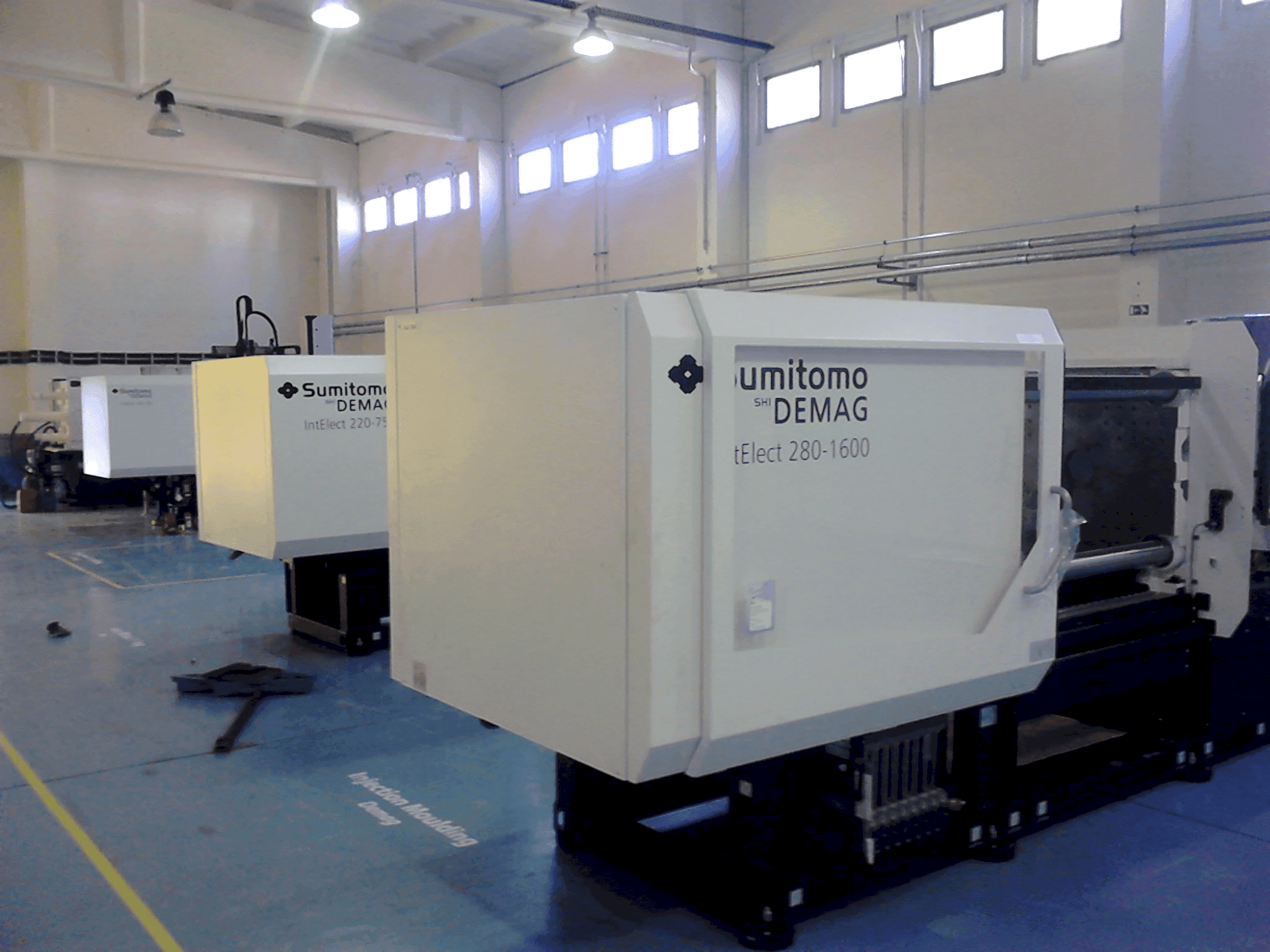 Masina SUMITOMO SHI DEMAG Intelect 280/685-1600 eestvaade