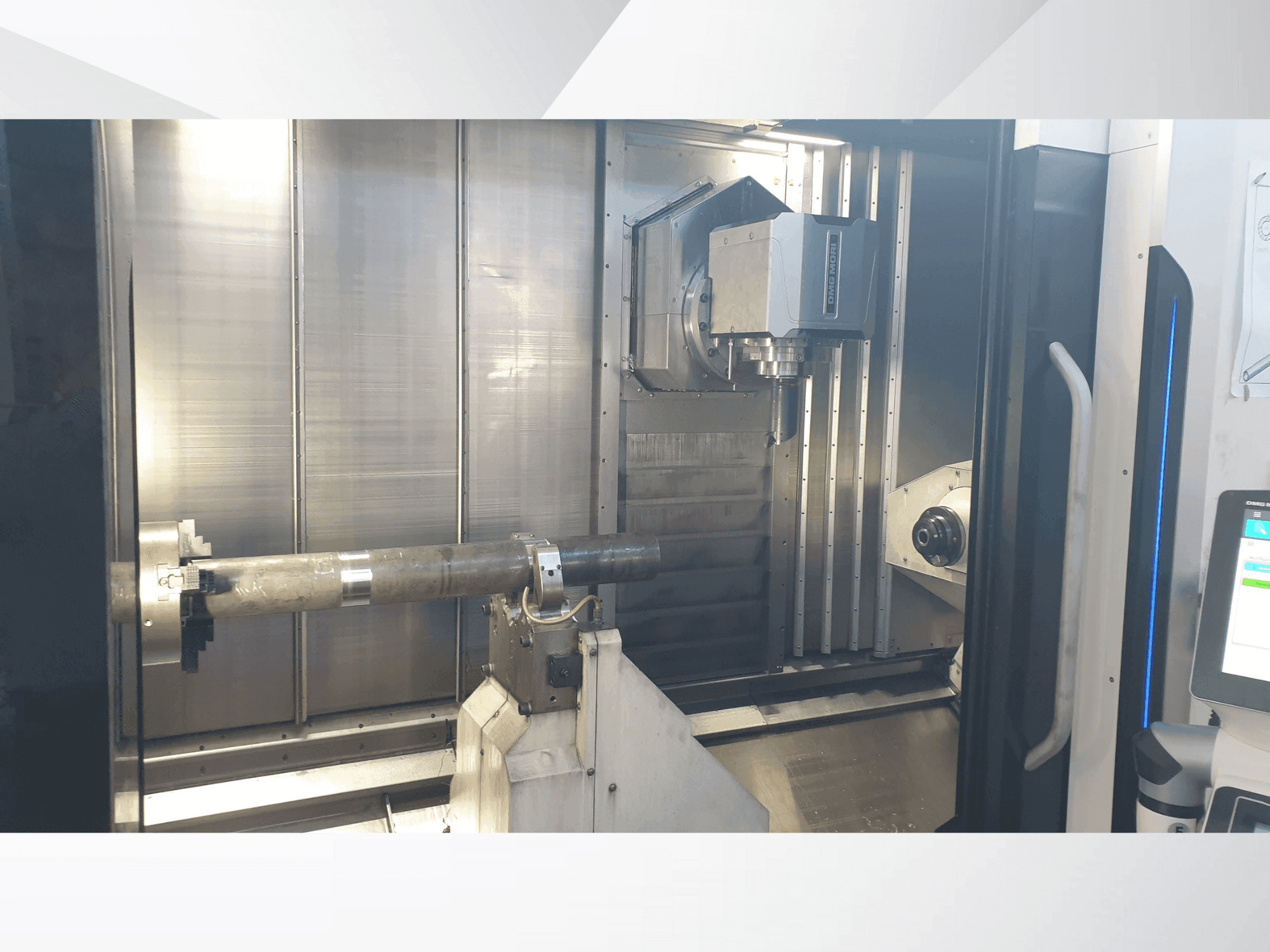 Masina DMG MORI NTX 2500/1500 eestvaade