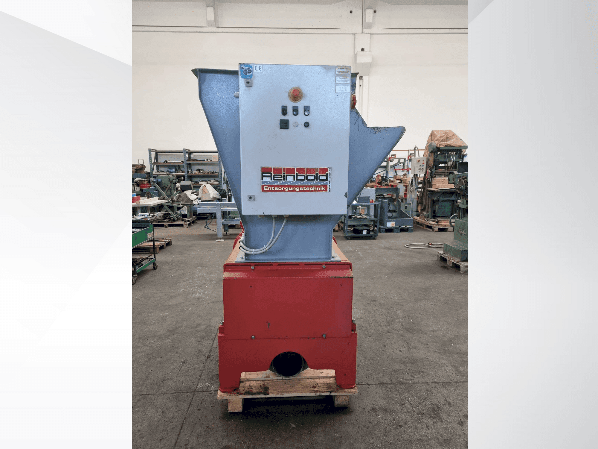 Masina REINBOLD RMZ 500 eestvaade